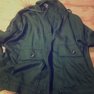 Navy green lightweight jacket